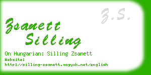 zsanett silling business card